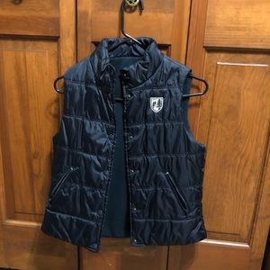 Womens blue vest